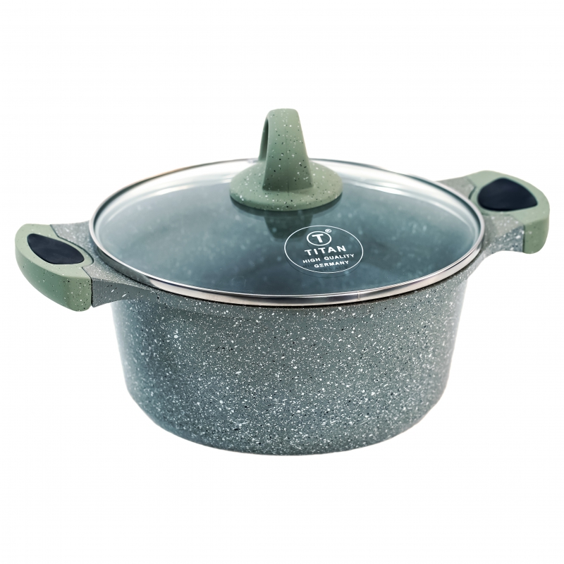 Կաթսա Titan TSIL-20 Սիլ/բռնակ 20սմ 2,3լ 2